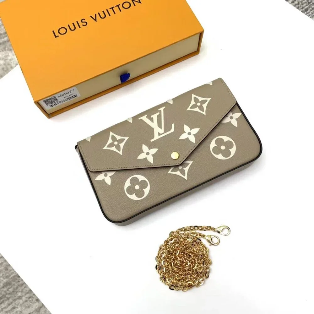 Louis Vuitton wallet, crossbody bag